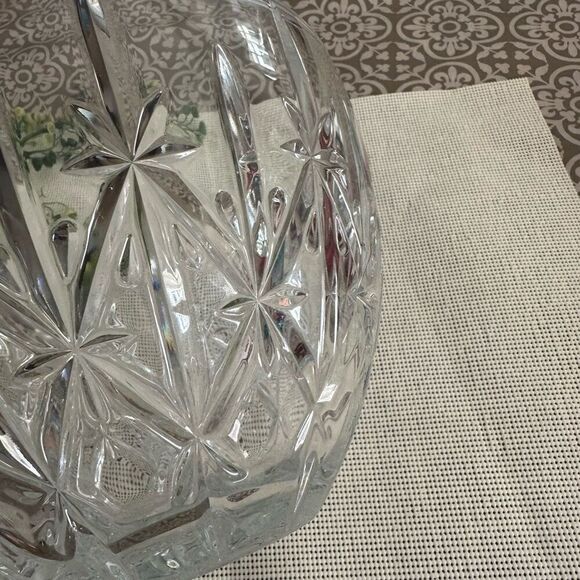 Marquis by Waterford‎ Cut Glass Sparkle Bowl 9” Diameter Salad Serving Bowl - Picture 6 of 10